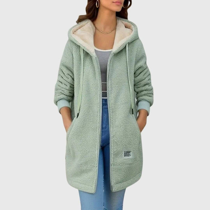 Lieke™ women's soft luxurious fabric jacket by Emma & Rose Cape Town, stylish women's jas with plush, comfortable material.
