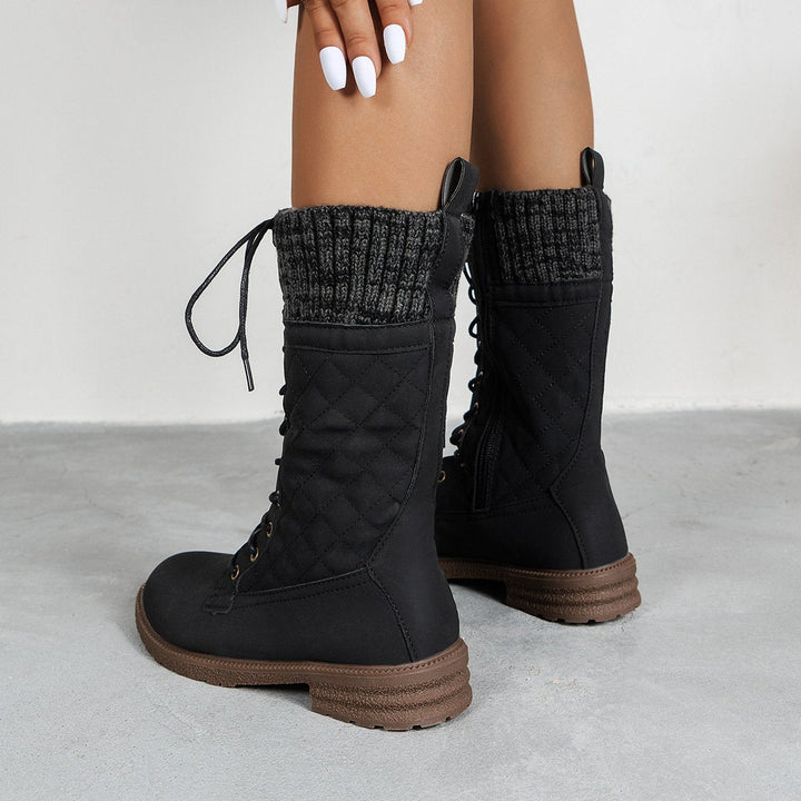 Padded High Boots for Women - Irina