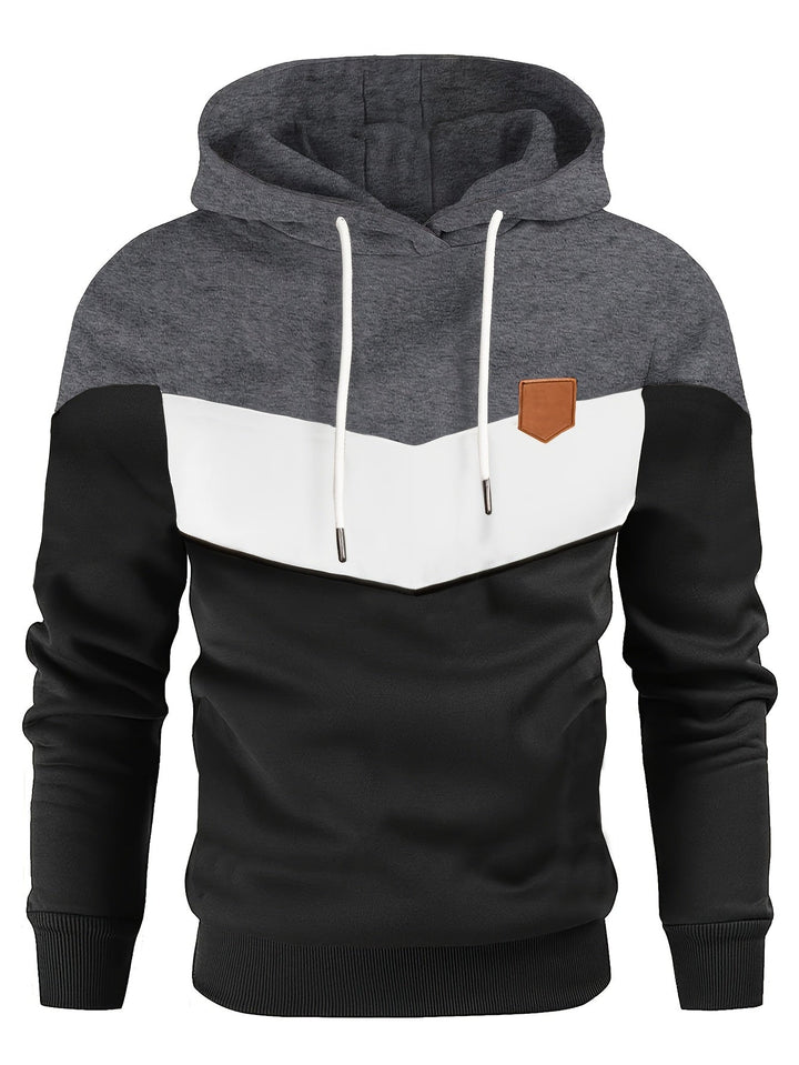 LAURENT MONACO | COLOR BLOCK HOODIE FOR MEN