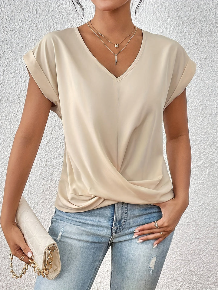 Sanne Casual V-Neck T-Shirt