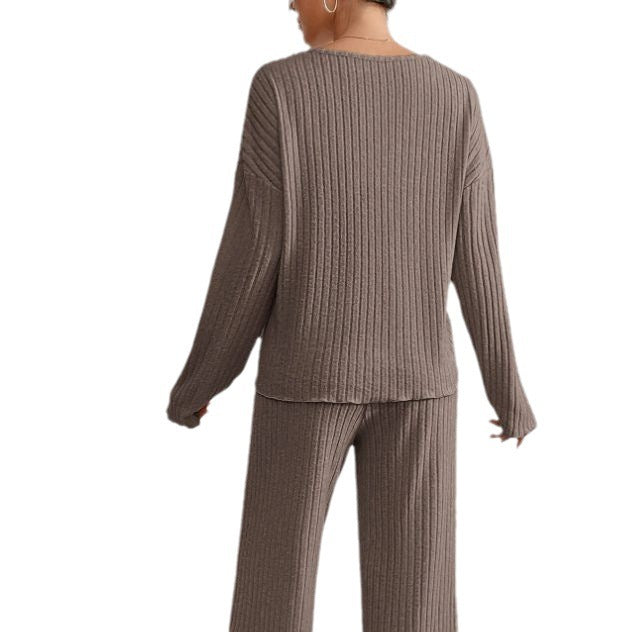 SABINA – Cozy Wide-Leg Lounge Set