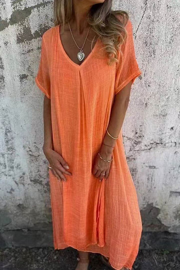Lightweight Midi Dress, view 5 - Elena Harper