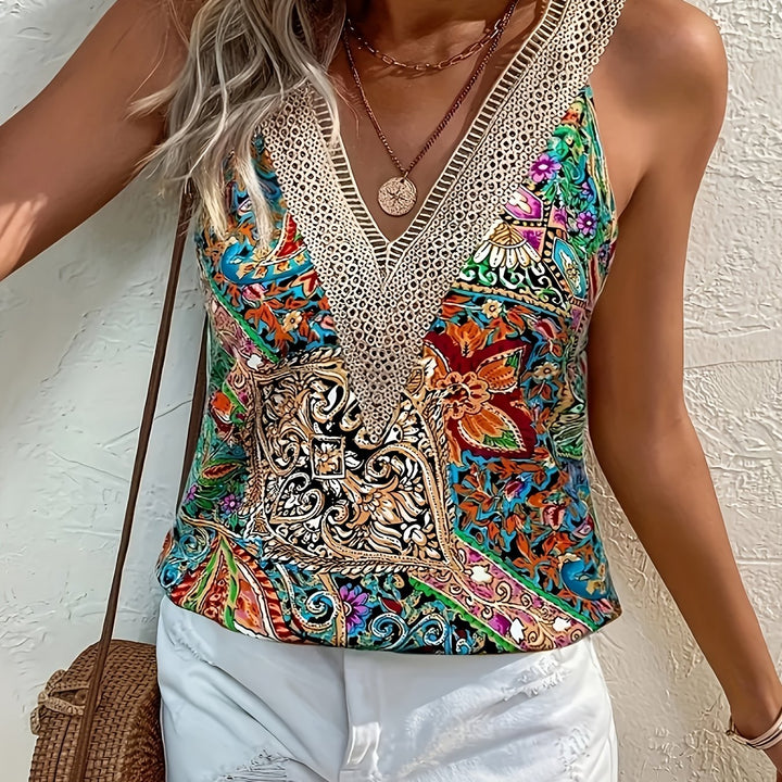 Ida™  |  Patterned Bohemian Top