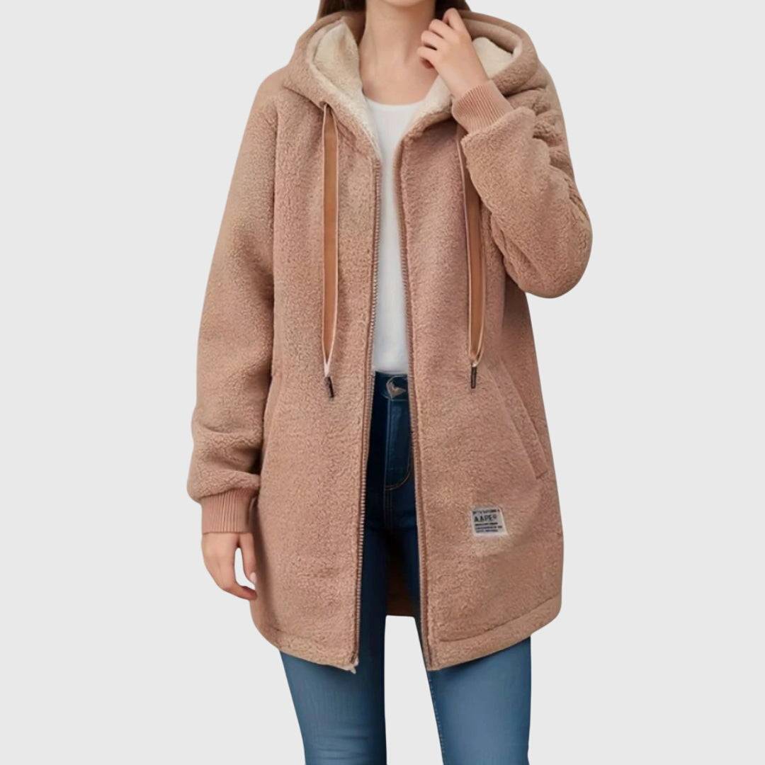 Lieke™ women's soft luxurious fabric jacket by Emma & Rose Cape Town, stylish jas with cozy, high-quality material.