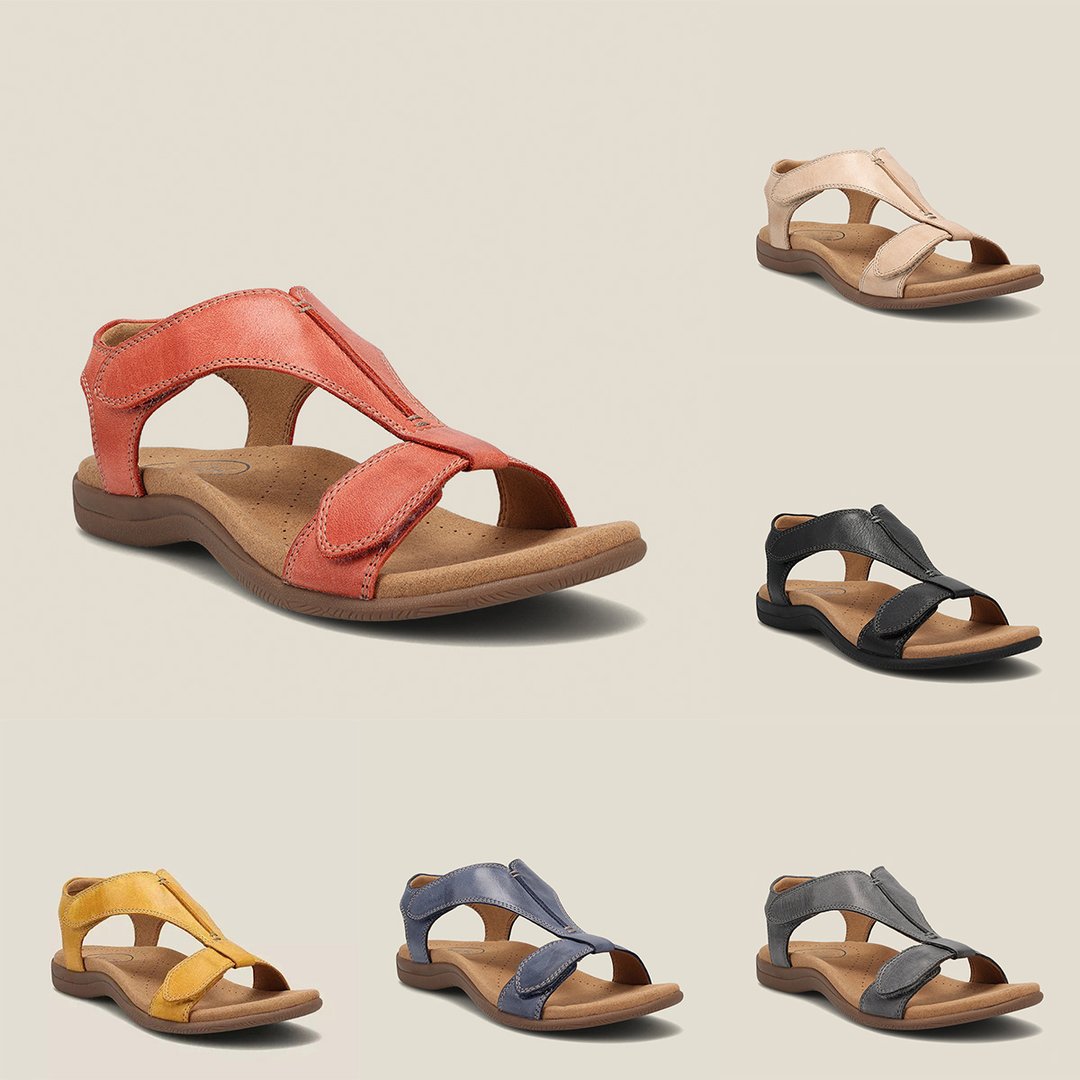 Open-Toe Sandals with Ankle Straps for Women