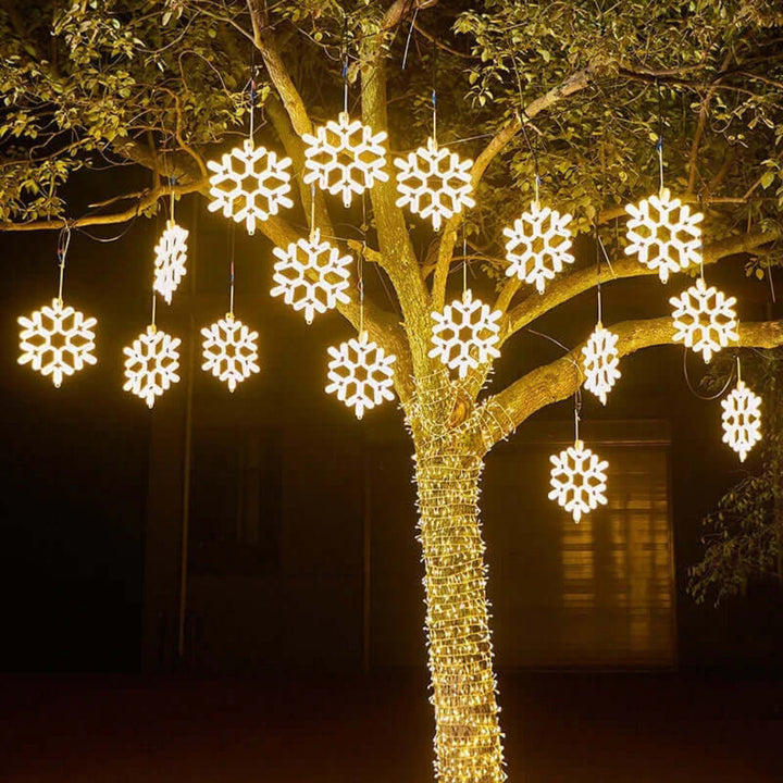 Waterproof LED Snowflake Light for Christmas – 30cm