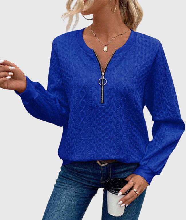 Nora™  |  Zipped Sweater