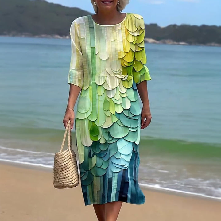 Vintage Gradient Dress