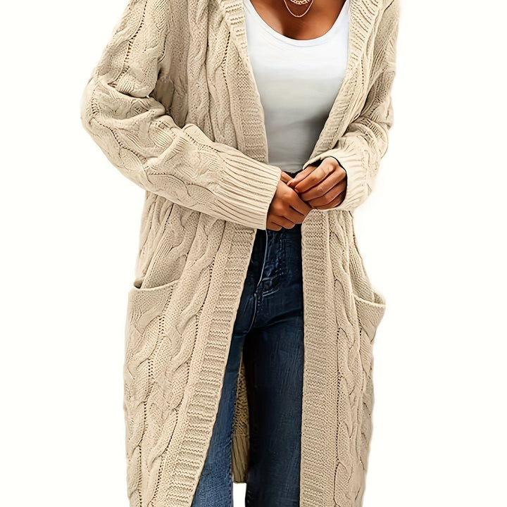 Hélène - Elegant Open Twisted Cardigan