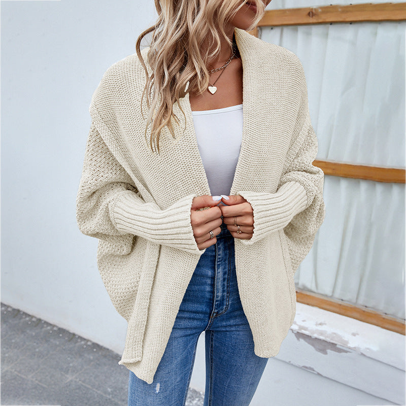 Aurore - Loose Knit Cardigan for Women