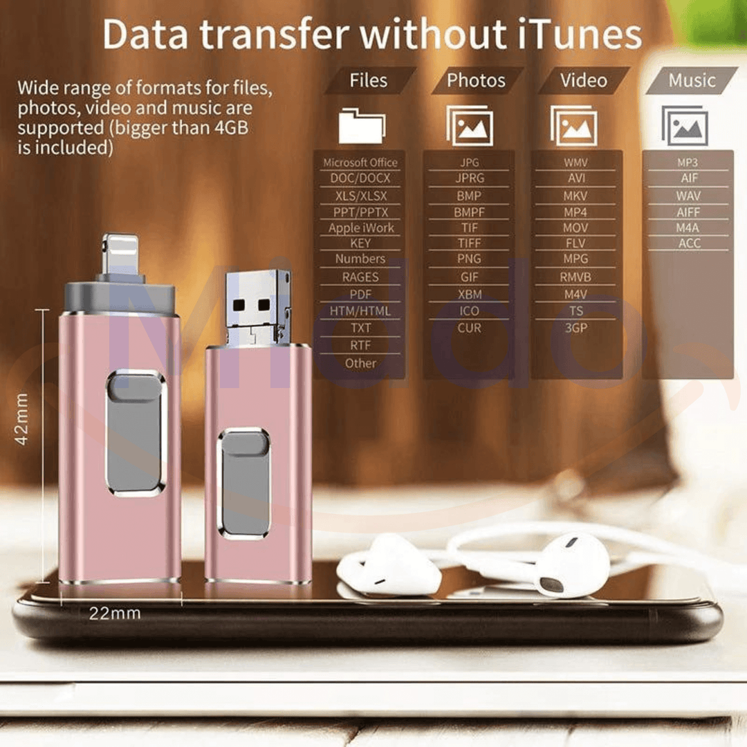 4 in 1 Flashdrive No more worries about a full phone!, view 3 - Elena Harper