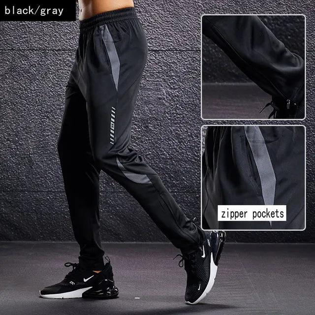 Men's Performance Jogger Pants with Zipper Pockets & Tapered Fit, view 3 - Elena Harper