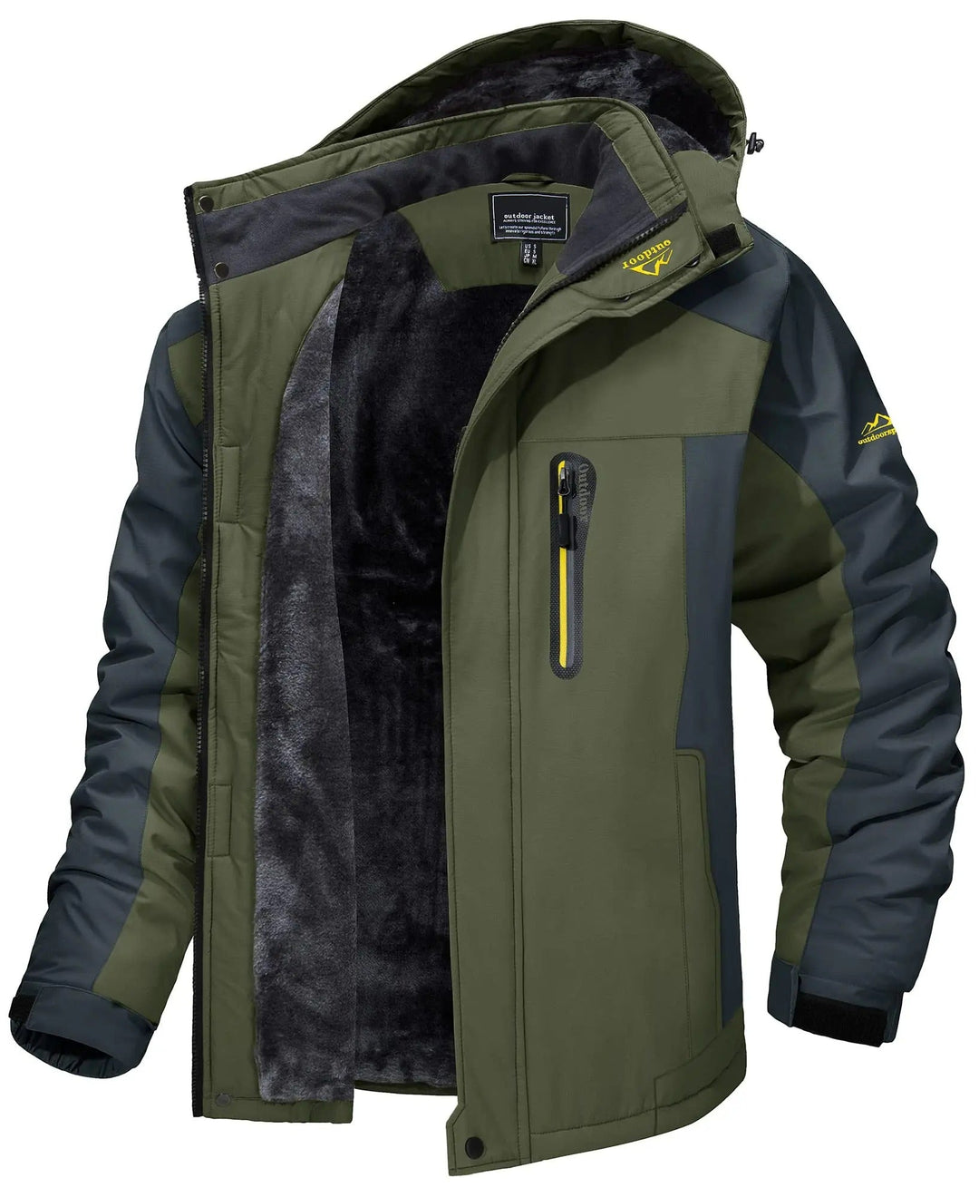 WinterWard Waterproof Jacket with Fleece Lining