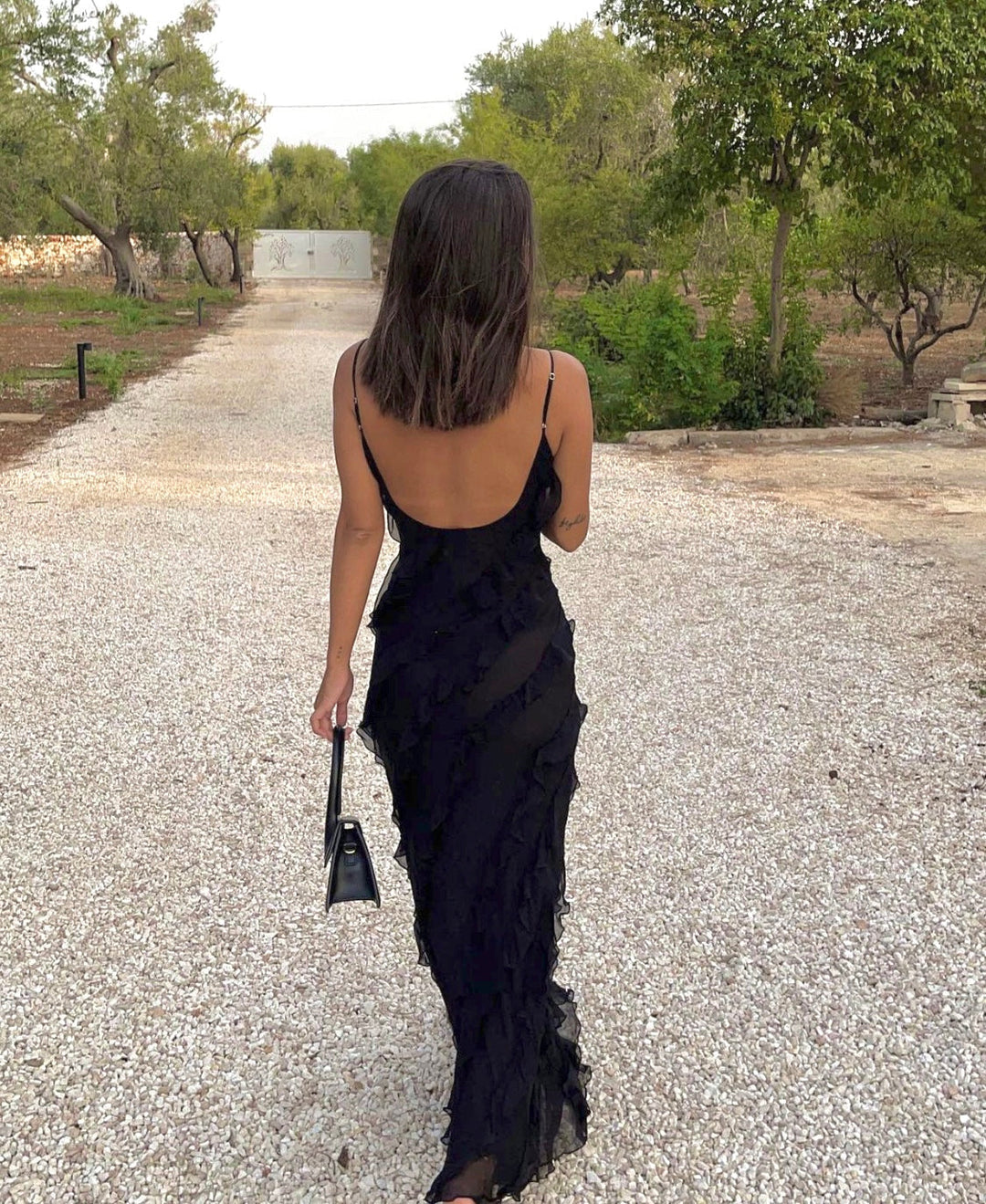 Sara Ruffled Maxi Dress - Elena Harper