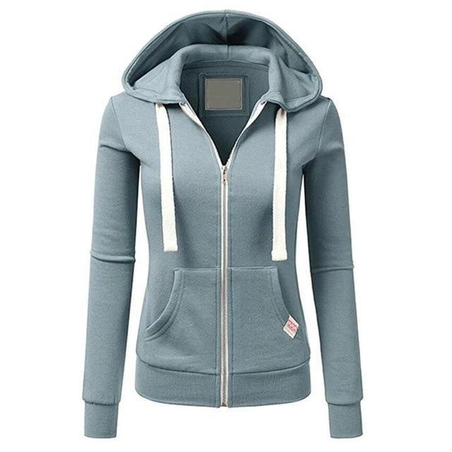 Women's Winter Hoodie Sweatshirt with Long Sleeves and Relaxed Fit, view 3 - Elena Harper