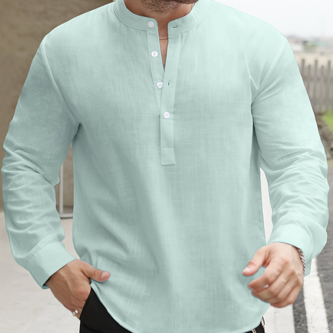 LAURENT MONACO | BOAT NECK SHIRT FOR MEN