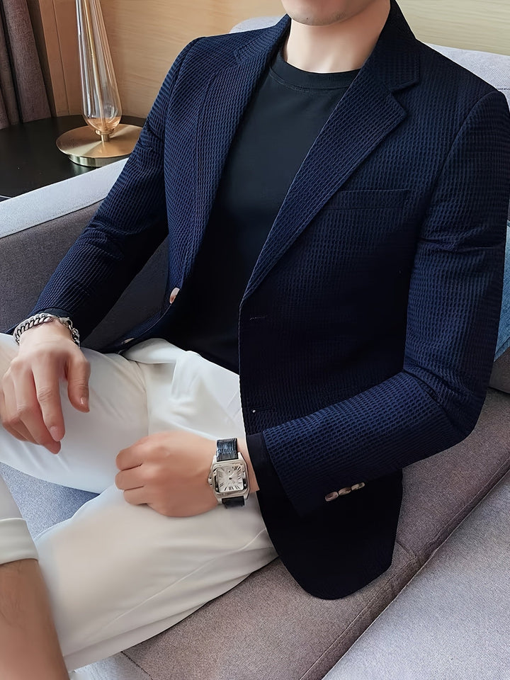 LAURENT MONACO | TEXTURED KNIT JACKET FOR MEN