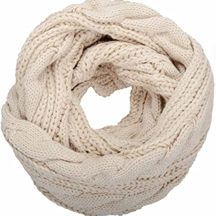 Solid Color Knitted Scarf