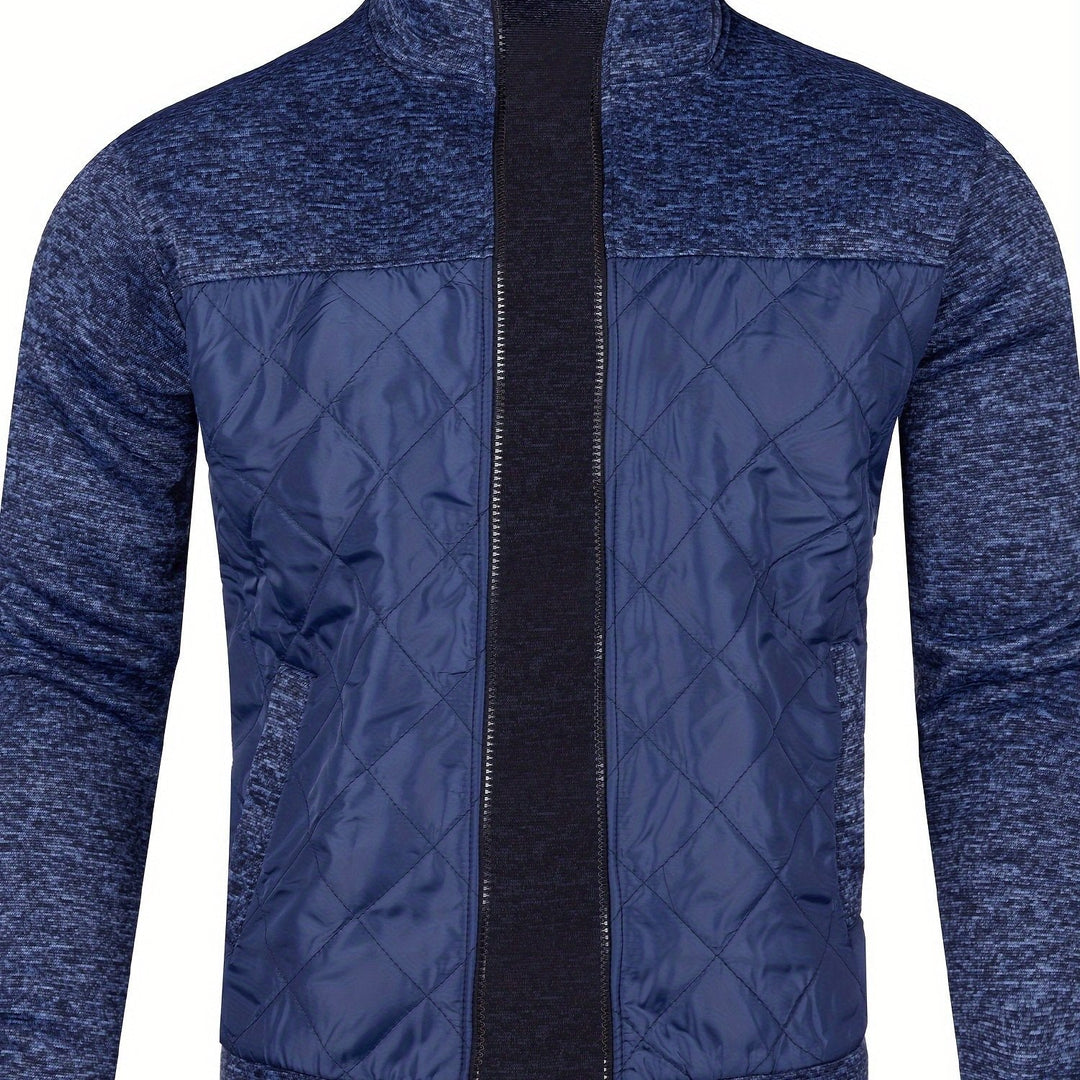 LAURENT MONACO | HIGH COLLAR ZIPPER JACKET FOR MEN