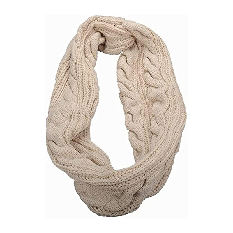 Solid Color Knitted Scarf