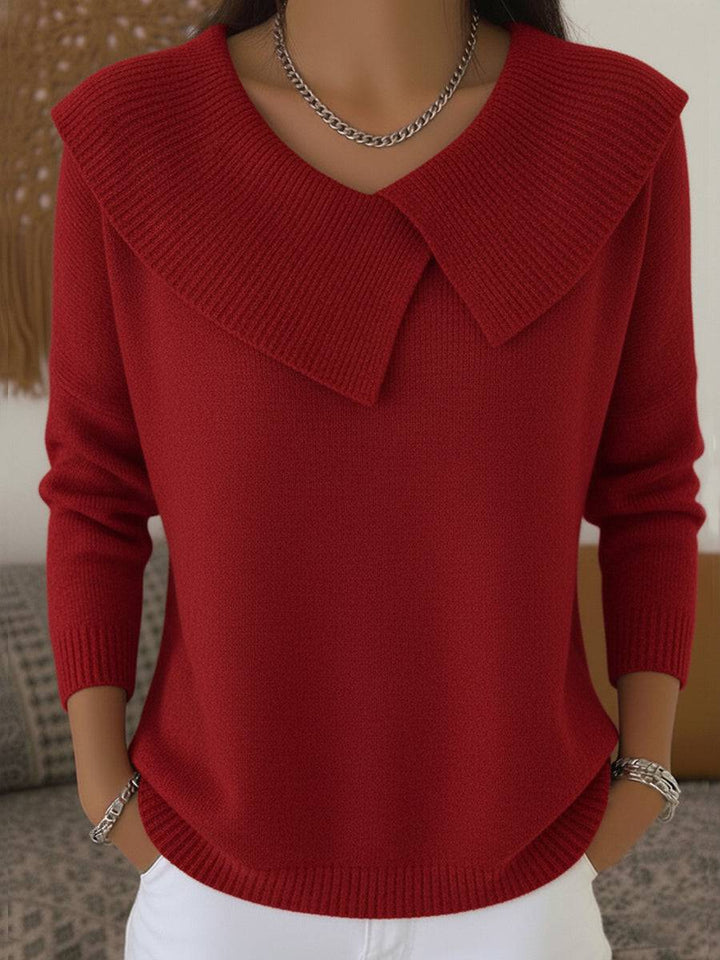 Emma & Rose Cape Town Mieke™ comfortable sweater in soft knit, featuring a relaxed fit and cozy design.