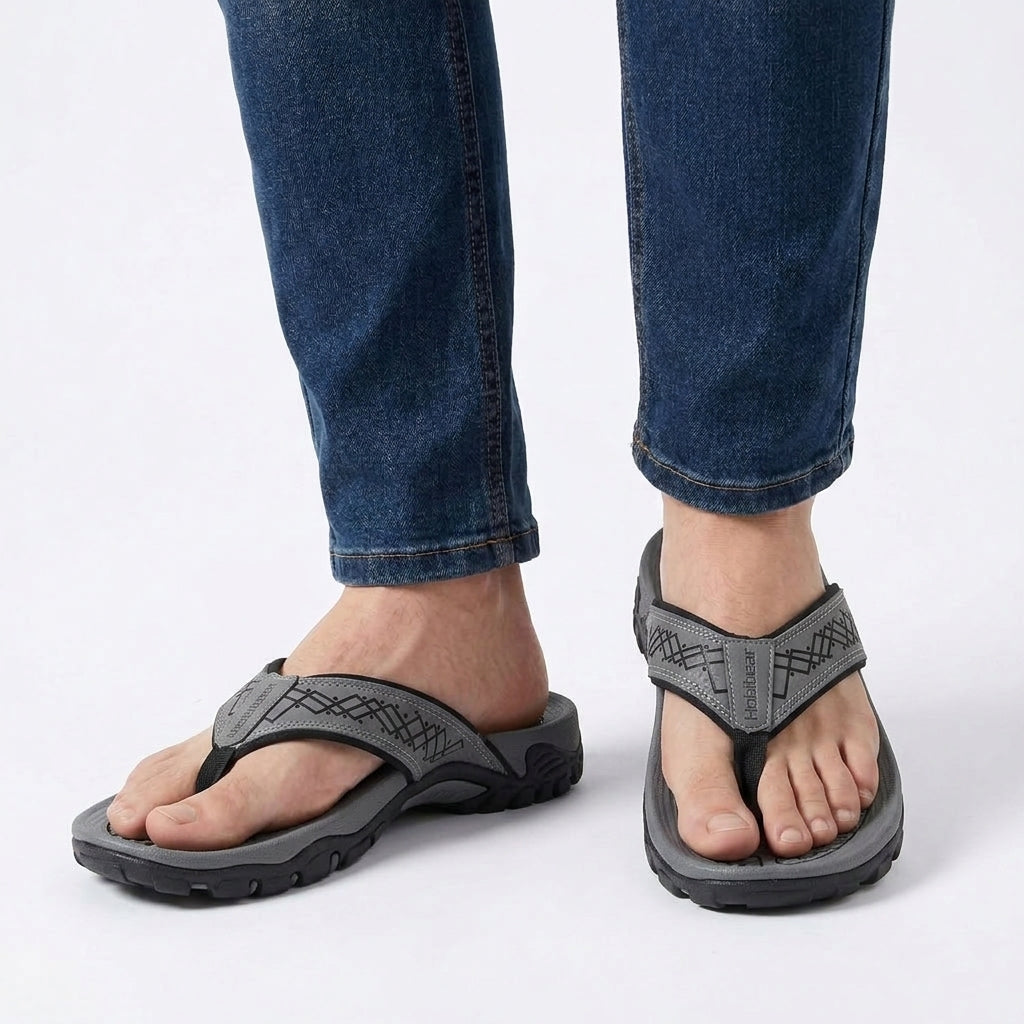 Textured Sole Flip-Flops for Men