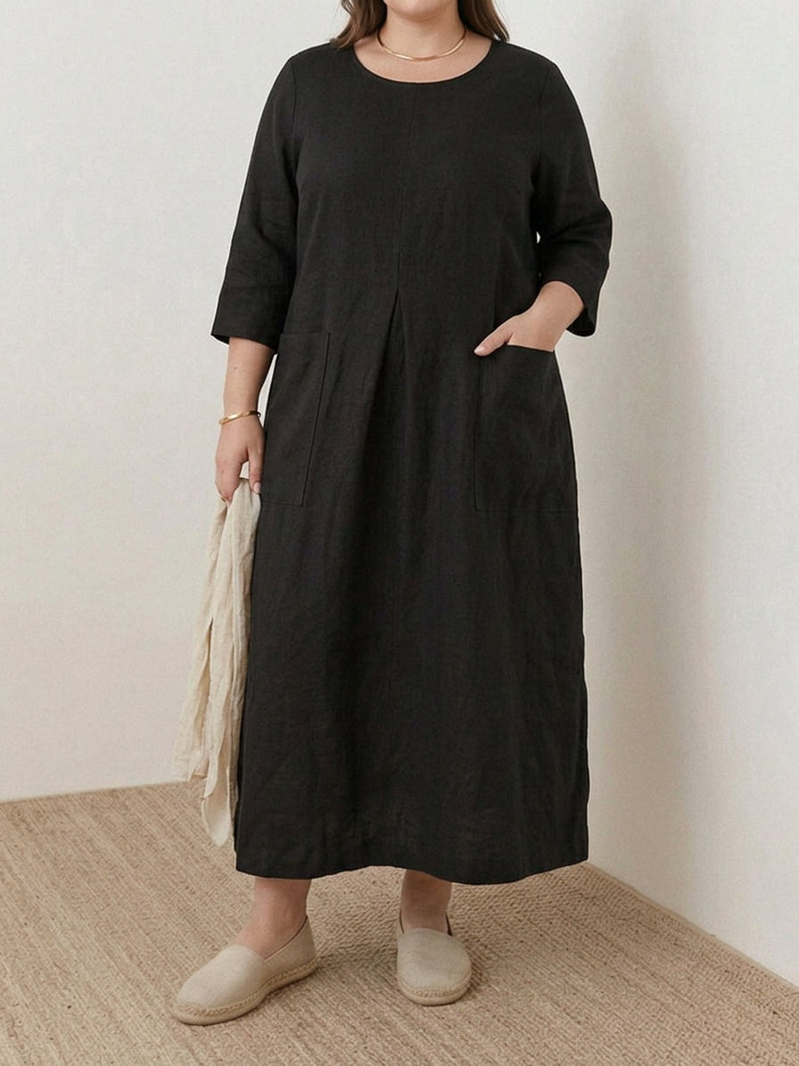 Yuki Cotton Maxi Dress - Elena Harper