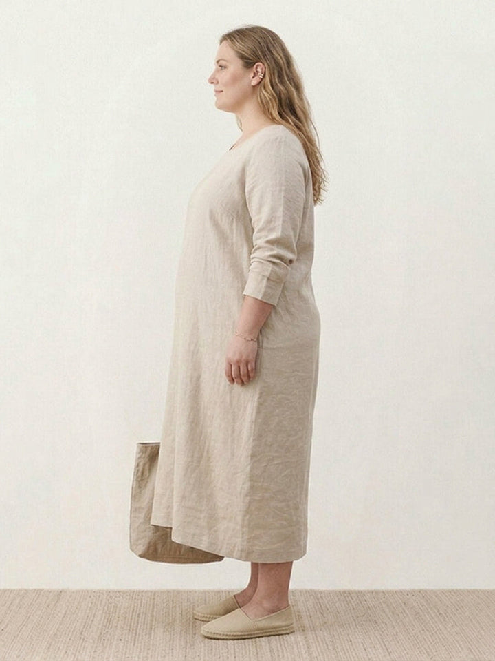 Yuki Cotton Maxi Dress - Elena Harper