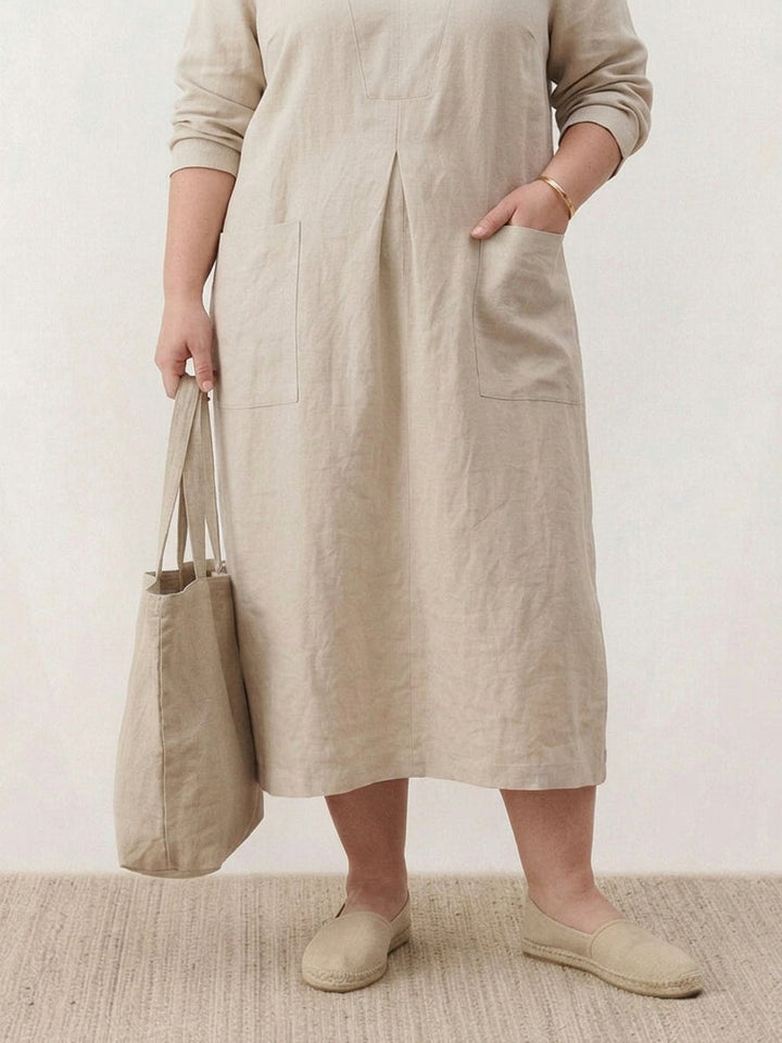 Yuki Cotton Maxi Dress - Elena Harper