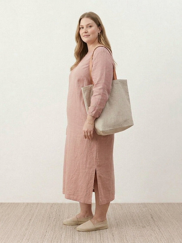 Yuki Cotton Maxi Dress, view 3 - Elena Harper