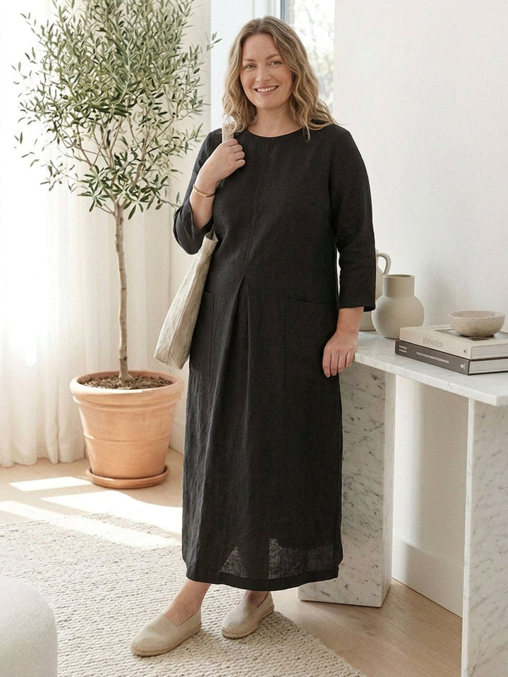 Yuki Cotton Maxi Dress, view 8 - Elena Harper