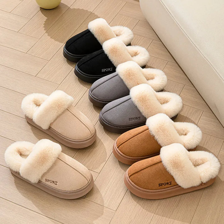 Eva Confort - Women's Slippers with Suede Interior