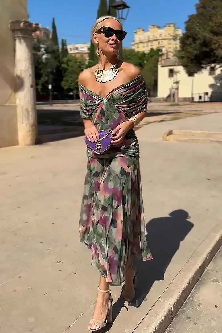 FLOWING MAXI DRESS FOR WOMEN