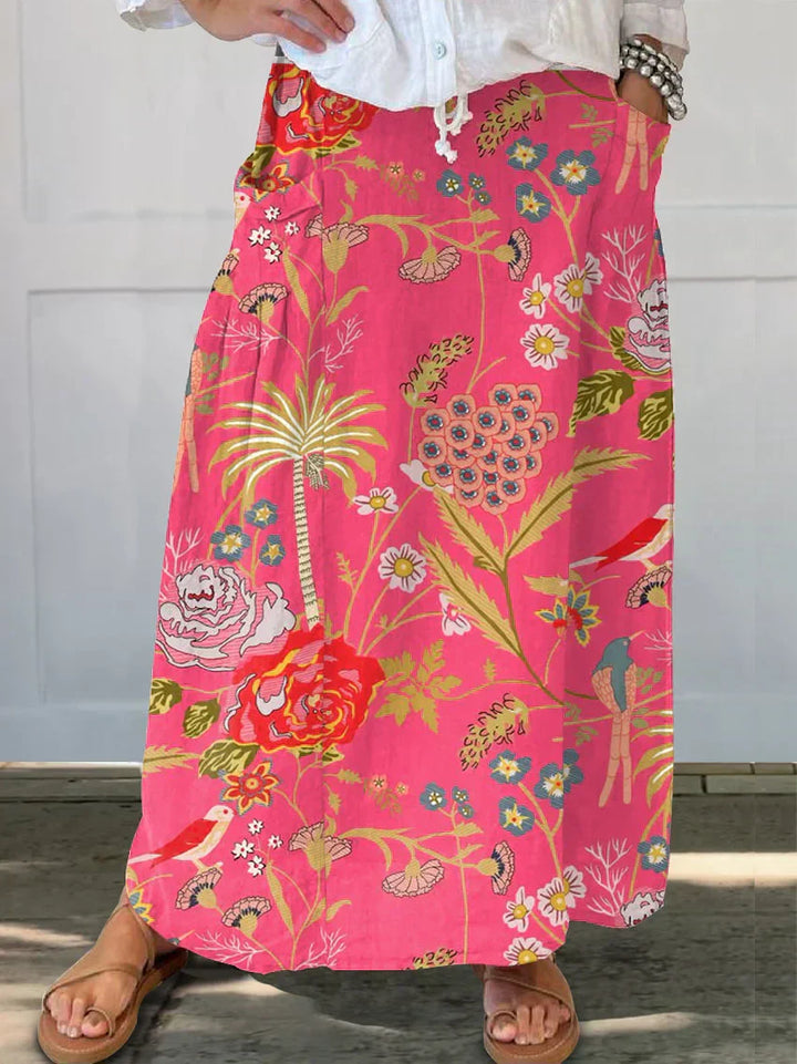Skirt with Wildflower Pockets