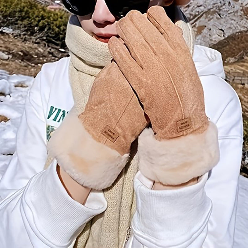 Warm Plush Gloves, view 4 - Elena Harper
