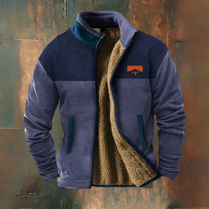 Leonardo Casual Fleece Jacket, view 2 - Elena Harper