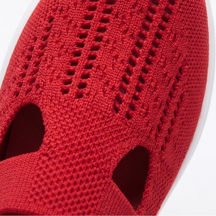 Amelia Breathable Slip-On Sneakers with Cushioned Platform Sole, view 8 - Elena Harper