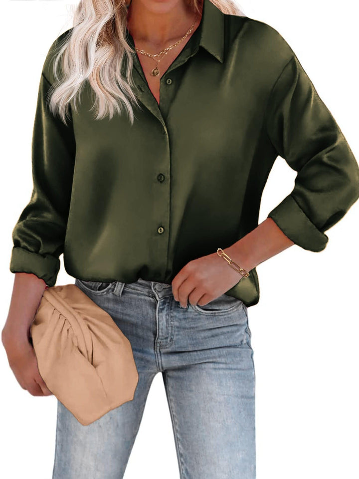 Noelia | Relaxed and Elegant Shirt Blouse with Buttons