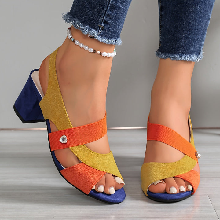 DELACROIX | Elegant Colourful Orthopaedic Sandals Sofia