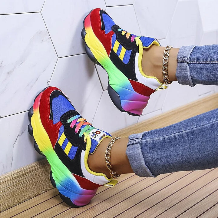 Isolina - Orthopaedic Rainbow Shoes