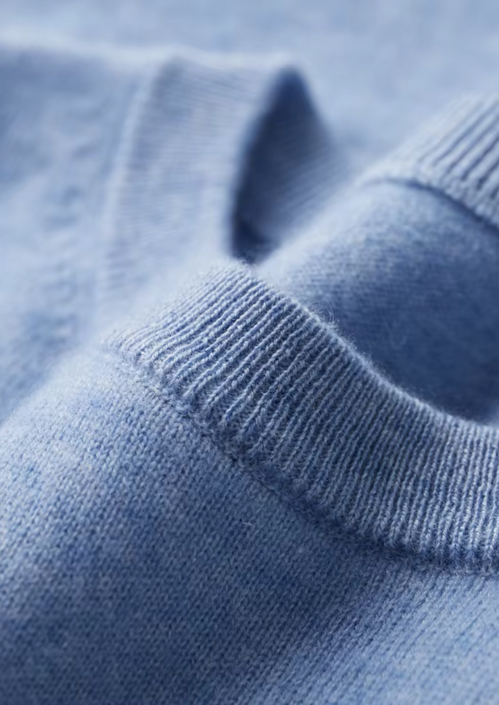 Emma & Rose merino wool crewneck top — premium knitwear