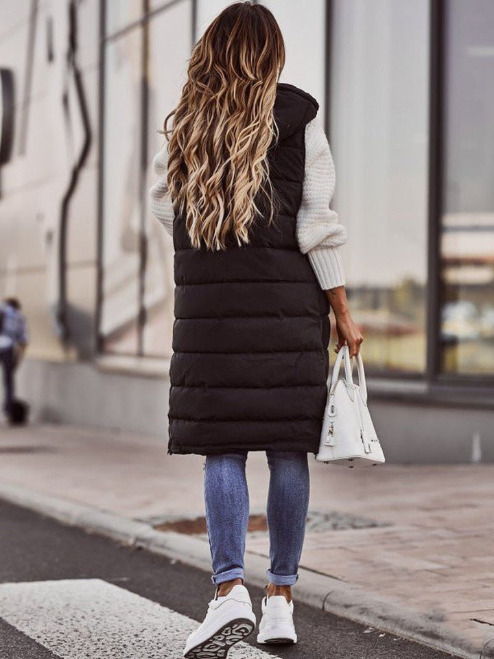 Livia | Stylish and Warm Knee-Length Winter Puffer Jacket