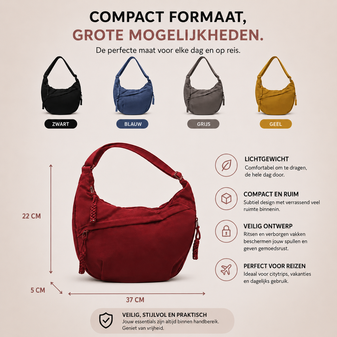 Sanne™ | Anti-Theft Shoulder Bag with Hidden Zippers