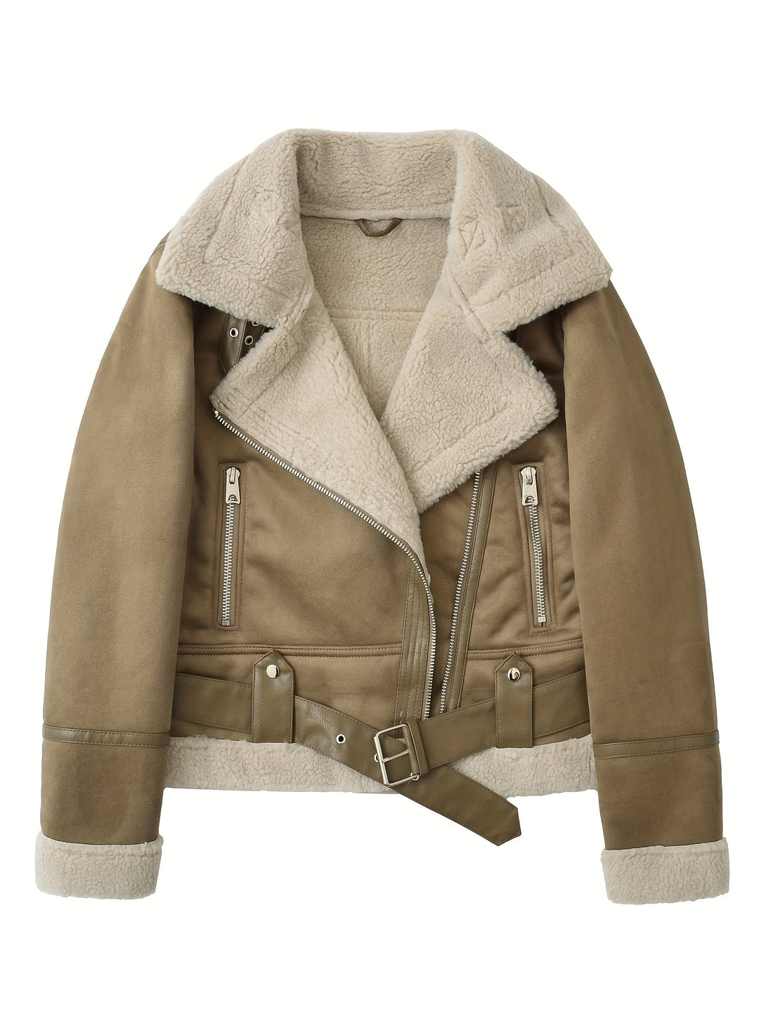 Rosabel Cosy Biker Jacket, view 2 - Elena Harper