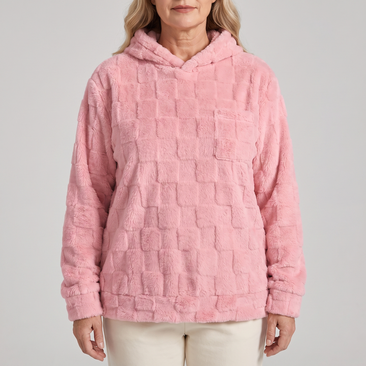 Hazel | Patterned Hoodie with Soft Feel and Relaxed Fit
