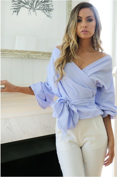Noelle - Cropped Lace Blouse