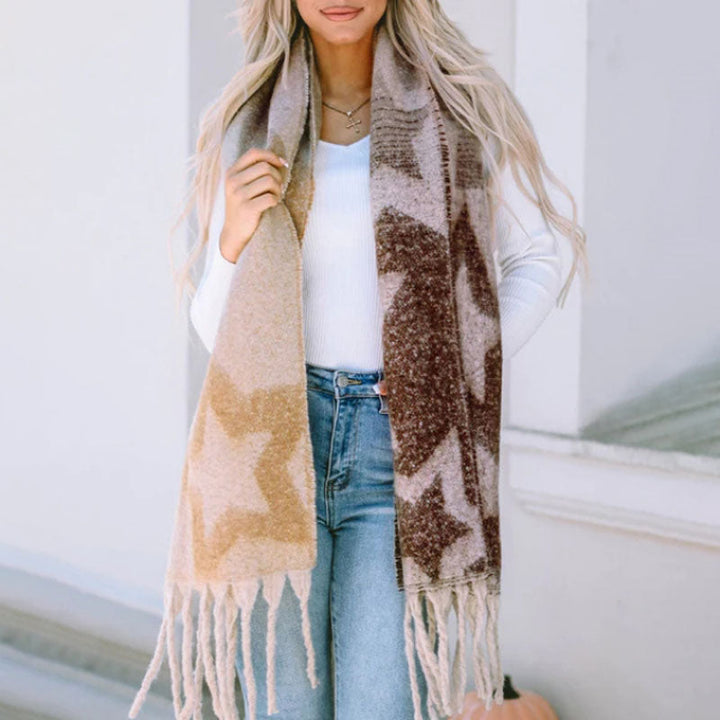 Casual Gradient Warm Scarf