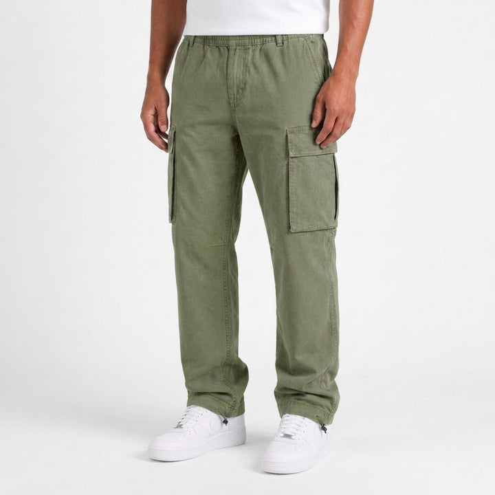 Straight Cut Cargo Pants