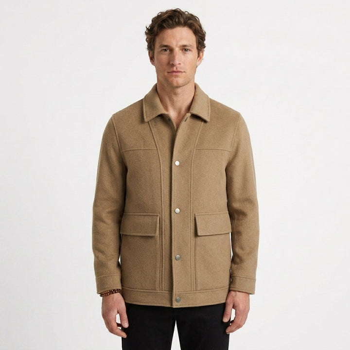 Structured Field Jacket with Flap Pockets