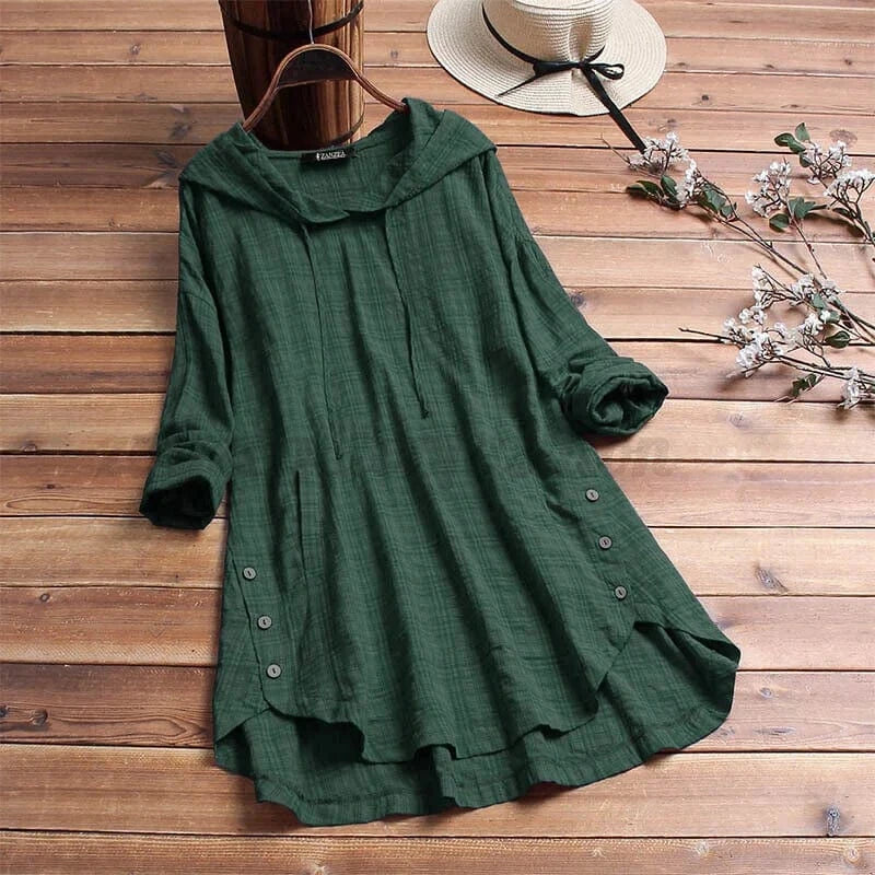 Women's Boho Chic Tunic Hoodie for Effortless Comfort